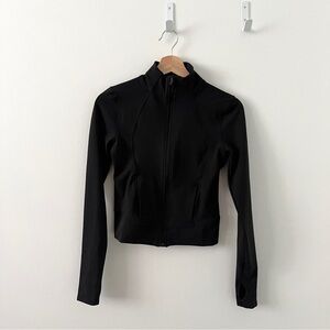 Black Activewear Zip Up Jacket